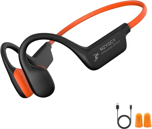 Vista 9 de Auriculares de Conducción Ósea, Auriculares de Oído Abierto Inalámbricos Bluetooth 5.4 con Micrófono, Auriculares IPX6 Impermeables para Deportes