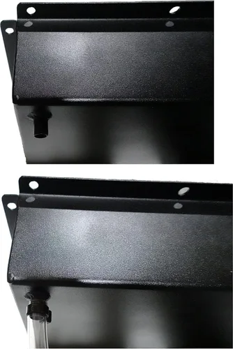 Vista 2 de Baldwin Iron Works - Bandeja de aluminio para pedal de arrastre empotrada, fabricada en Estados Unidos, color negro, compatible con todos