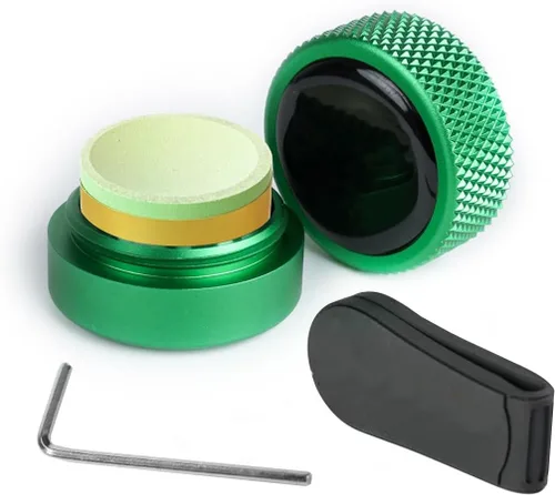 Vista 29 de TAOM - Soporte para tiza de billar, herramienta práctica redonda, accesorios de billar, mini estuche magnético para punta de tiza, contenedor