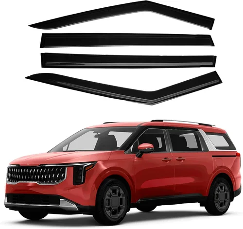 Vista 51 de Canvcle 4Runner - Protectores de lluvia – Viseras de ventana para Toyota 4Runner 2010-2024, deflectores de viento de ventana lateral con cinta