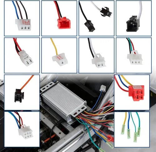 Vista 2 de waltyotur Reemplazo del controlador de velocidad del motor de CC sin escobillas de 36 V 48 V 350 W para bicicleta eléctrica Scooter E-Bike