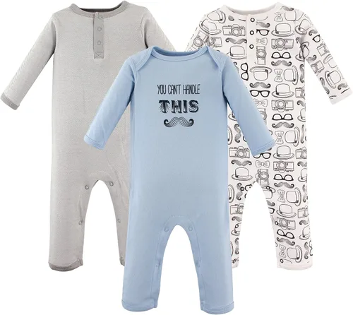 Vista 82 de Hudson Baby - Overol unisex de algodón para bebé Manzana