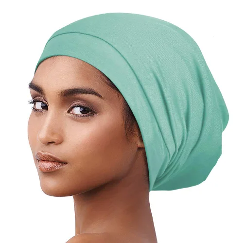 Vista 79 de Alnorm - Gorro con forro de satén y suave banda elástica para hombres y mujeres, talla única Se ajusta a la mayoría