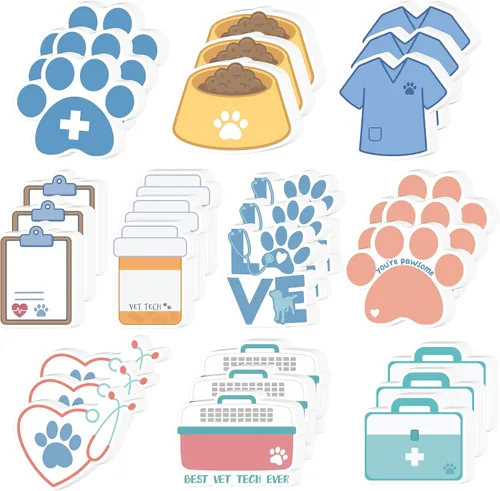 Vista 14 de ANGOLIO Notas adhesivas de animales polares - 30 piezas Notas autoadhesivas lindas de invierno con temática de animales árticos, notas adhesivas
