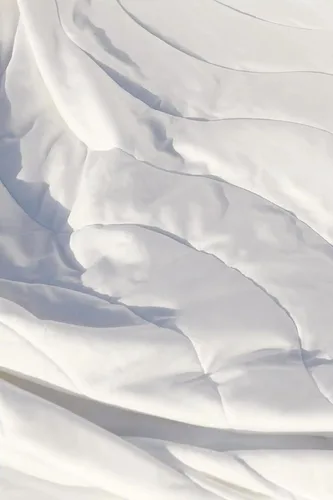 Vista 4 de Buffy Breeze Comforter - Edredón suave 100% lyocell de eucalipto, refrescante, blanco, relleno de edredón de verano ligero con pestañas