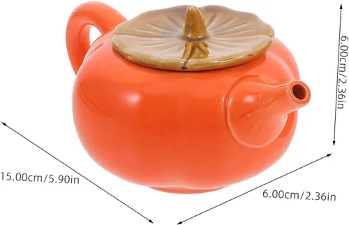 Vista 2 de Juego de té de porcelana de 3 piezas, tetera y tazas de cerámica Teaware Set Kung Fu Teapot