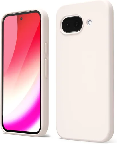 Vista 197 de oakxco para Google Pixel 6A Funda de teléfono de silicona líquida, diseño estético lindo y delgado para mujer y niña, cubierta de gel suave, lisa