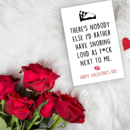 Vista 4 de XXDJLP Regalo travieso del día de San Valentín para marido, tarjetas divertidas del día de San Valentín para novio, regalos románticos de Vday