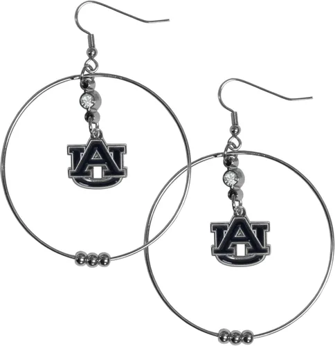 Vista 11 de Siskiyou Sports Pendientes de aro NCAA, 2 pulgadas
