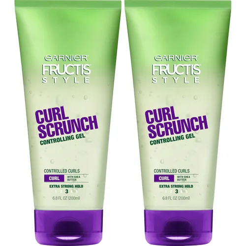 Vista 12 de Garnier Fructis Curl Control Scrunching Gel para el cabello, Curl Jelly para cabello rizado, ondulado y rizado con control de encrespamiento