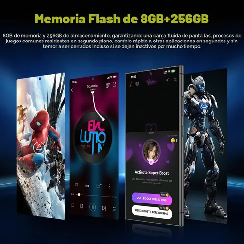 Vista 4 de Teléfonos desbloqueados, teléfono celular C24 Ultra Android 14, teléfono inteligente 8G+256G, Snapdragon 8 Gen3/6800mAh carga rápida/pantalla de 6.8