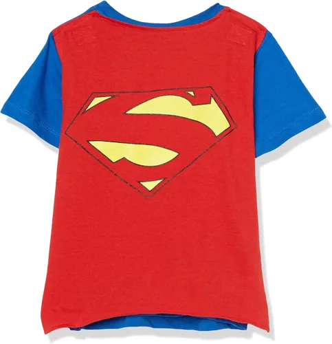 Vista 2 de DC Comics Camiseta de manga corta para cosplay de Superman para niños pequeños