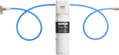 Vista 5 de KOHLER 77687-NA Filtro de agua, cartucho de filtro de repuesto individual Aquifer (1 paquete), 1 unidad (paquete de 1), color blanco