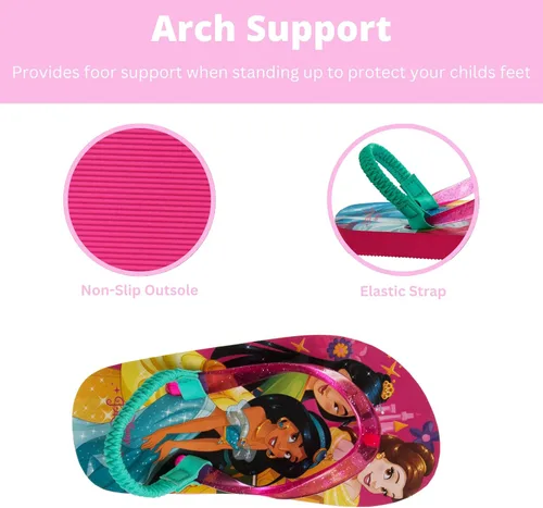 Vista 3 de Disney Sandalias de personajes para niñas y niños, zapatos de agua para niños, Minnie Mouse Mickey Moana Toy Story Elsa Frozen Cars Encanto
