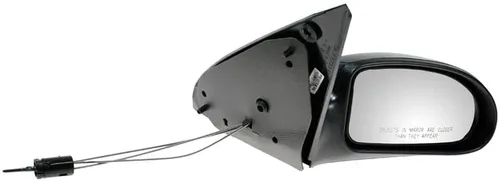 Vista 182 de TRQ Cubierta cromada del espejo manual del lado del pasajero, acabado liso para Volvo VNL 2004-2014