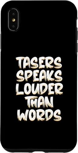 Vista 7 de Funda eléctrica para iPhone 12 mini Tasers Speak Louder Than Words