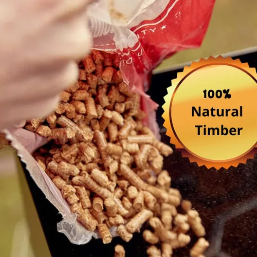 Vista 9 de Camerons Gránulos de madera para ahumar (mesquita, 1 pinta) – Gránulos de barbacoa secos al horno – Barbacoa 100% natural para parrilla ahumadora