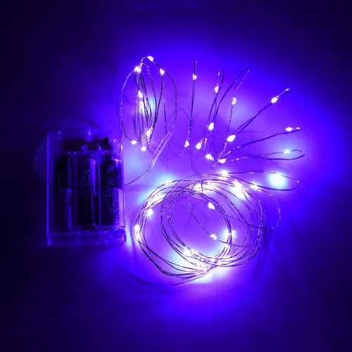 Vista 3 de Karlling - Luces de Halloween que funcionan con pilas, luces de Halloween que funcionan con pilas con 8 modos de parpadeo y temporizador