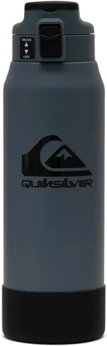 Vista 14 de Quiksilver Redondo - Botella de agua de acero inoxidable de doble pared de 21 onzas, botella deportiva reutilizable con tapa a prueba de fugas, base