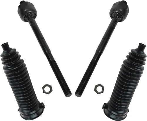Vista 124 de TRQ Kit de dirección delantera con barra de acoplamiento de fuelle de piñón y cremallera compatible con Toyota Echo 2000-2005