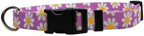 Vista 4 de Collar de perro Green Daisy - Tamaño gato de 8 a 12 pulgadas de largo Verde (Green Daisy)