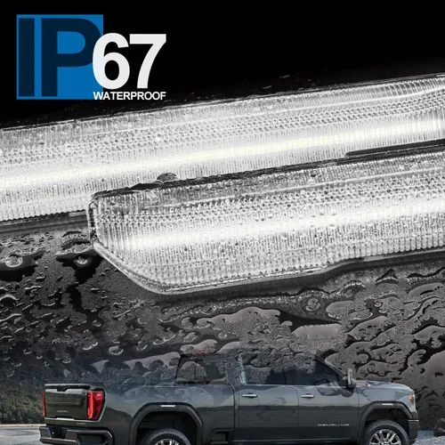 Vista 8 de Luces de posición laterales LED de repuesto para GMC Sierra 2500HD 3500HD 3500HD 2020 2021 2022 Pickup blanco marcadores laterales delanteros