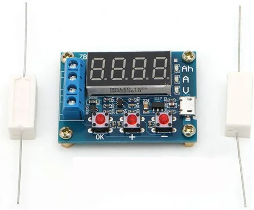 Vista 4 de HiLetgo Medidor de capacidad de batería Probador de descarga Analizador 1.5V-12V Medidor de capacidad de batería Probador de descarga