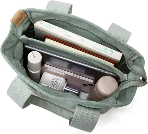 Vista 2 de Bolso de mano para mujer, bolso Hobo de lona, mini bolso de mano, bolso cruzado, bolsa de viaje, bolsa de hombro 2023