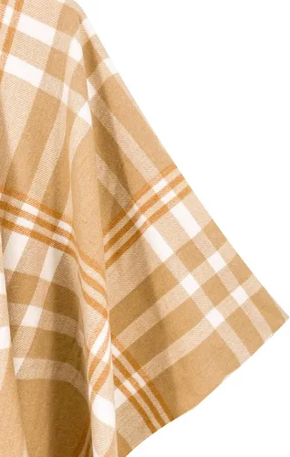 Vista 4 de Moss Rose Chal de viaje para mujer, poncho frontal abierto, capa para otoño e invierno