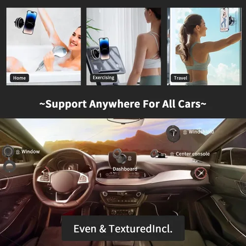 Vista 4 de Soporte magnético para teléfono de automóvil actualizado 2025 para Mercedes-Benz S580 2020 2021 2022 2023 2024 2025, soporte magnético para teléfono