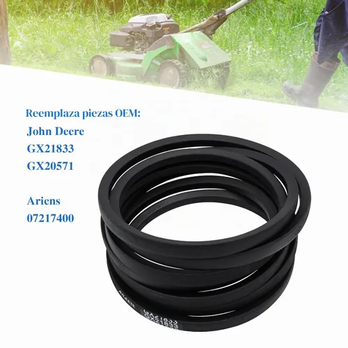 Vista 3 de GX21833 - Cinturón de cubierta de 1/2 x 141 pulgadas para John Deere D140, D155, D160, E140, E150, E160, E170, S140, S160, S170, LA140, LA145