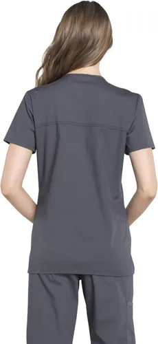 Vista 2 de Cherokee Mujer Scrubs Top Workwear Profesionales Mock Wrap WW655
