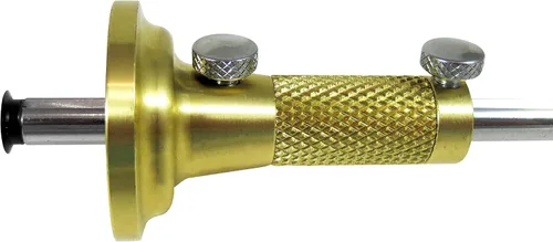 Vista 6 de Sólida rueda de bronce para trabajos en madera. Corta y marca con precisión. Calibre con cabeza ajustable MGB.