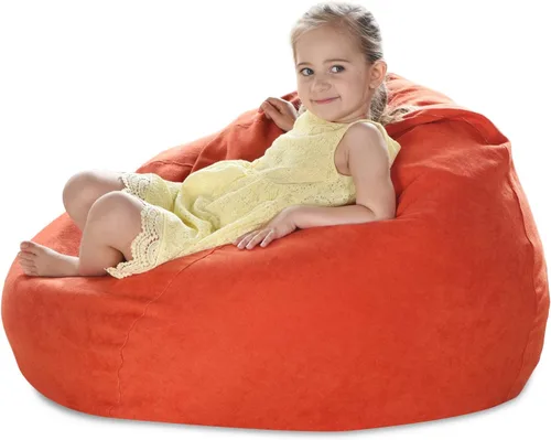Vista 10 de YuppieLife Funda para puf de almacenamiento para niños (sin relleno), organizador de juguetes, sofá con asa de transporte, disponible para niños