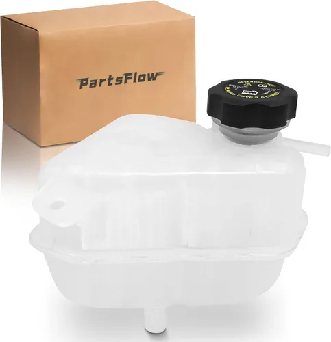 Vista 10 de PartsFlow Tanque de depósito de refrigerante con tapa compatible con Chevrolet Silverado GMC Sierra Cadillac Escalade Yukon 603-054 22797286