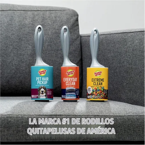 Vista 7 de Scotch-Brite Everyday Clean Recambios de Rodillo para Pelusas 6 Recambios de Rodillo 420 Hojas Blancas