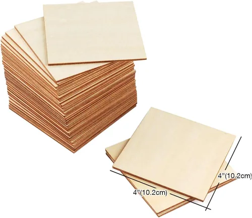 Vista 8 de Madera contrachapada, 12 unidades, 0.079 in, 1/8 x 12 x 20 pulgadas, perfecta para artes y manualidades, proyectos escolares y proyectos