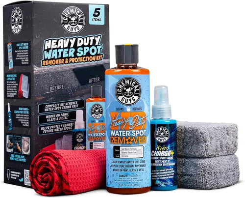 Vista 10 de Chemical Guys Heavy Duty Water Spot Remover Kit for Car Paint & Glass