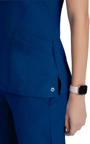 Vista 5 de Barco ONE - Top de 5 bolsillos con cuello en V para mujer, elástico en 4 direcciones