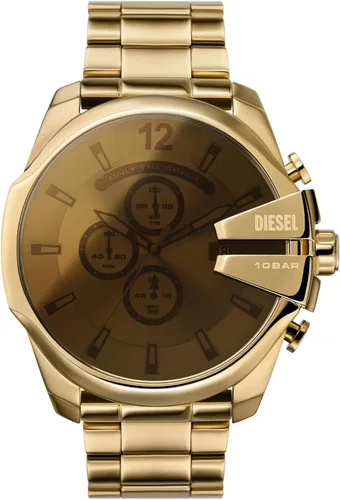 Vista 10 de Diesel Mega Chief Reloj de acero inoxidable para hombre con movimiento analógico o digital