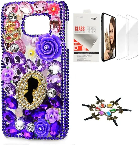 Vista 13 de Bling Case SSSGCDwSPSeries-24 - Funda con diseño 3D hecho a mano, 100 + cristales