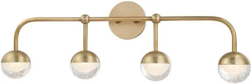 Vista 5 de Hudson Valley Lighting Soporte de baño LED 1241-PC, 1 luz, cromo pulido
