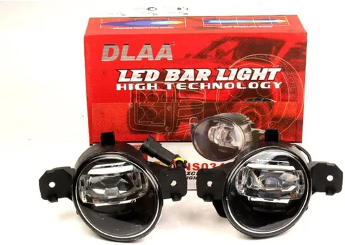 Vista 3 de Auto-Tech - 1 par de luces antiniebla LED para parachoques delantero, repuesto para Nissan
