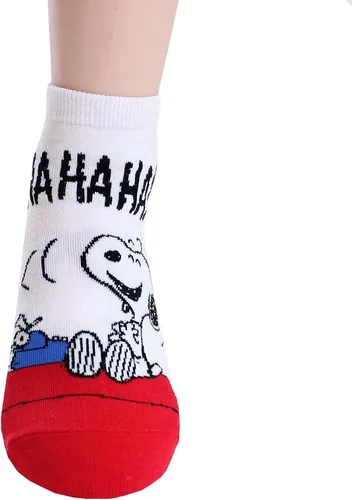 Vista 3 de EVEI The Peanuts Snoopy Cartoon Movie Series - Calcetines para mujer