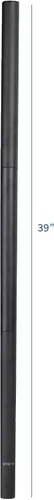 Vista 2 de VIVO Poste de acero extra alto para monitor de 3 secciones de 39 pulgadas, poste central resistente para soportes de monitor, incluyendo STAND-V002