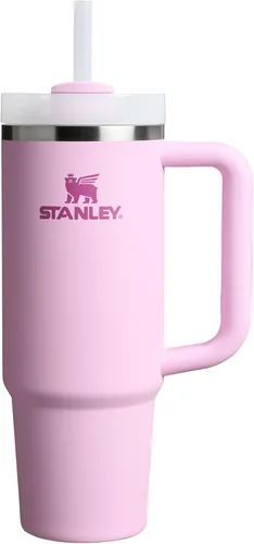 Vista 44 de STANLEY Quencher H2.0 Vaso Térmico con asa y pajilla, 64 onzas, tapa Flowstate de 3 posiciones, gran capacidad para viajes y deportes, vaso de acero