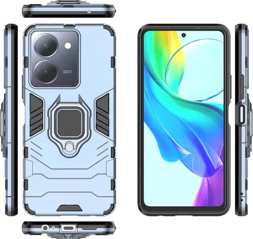 Vista 8 de Funda compatible con Realme 11 5G, carcasa de soporte compatible con Realme 11 5G RMX3751, funda negra