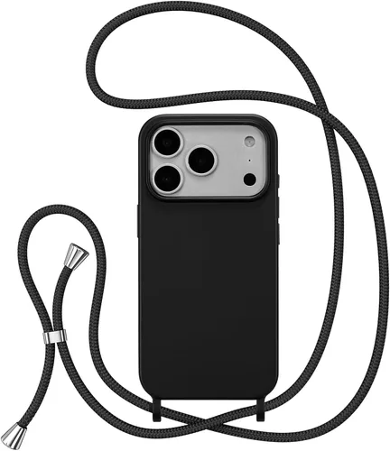Vista 64 de ZTOFERA Funda para iPhone Air con correa, funda cruzada para teléfono con cordón ajustable para el cuello en los hombros, silicona suave a prueba