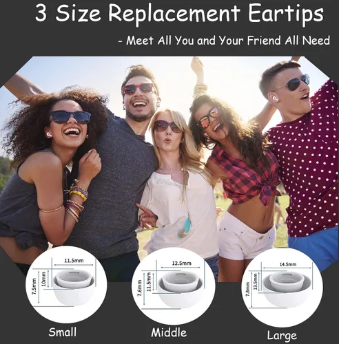 Vista 6 de Olytop Funda de bloqueo para Airpods Pro 2 Gen/Pro con kit de limpieza y puntas de repuesto (S/M/L), funda protectora resistente para iPod Pro