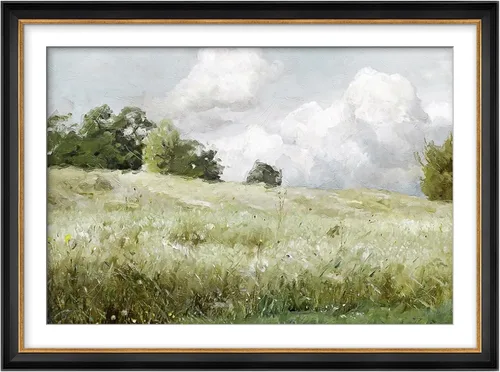 Vista 268 de MUDECOR Lienzo enmarcado prémium para pared, pinos nevados en bosque de invierno, ilustraciones modernas, arte contemporáneo, escénico, divertido